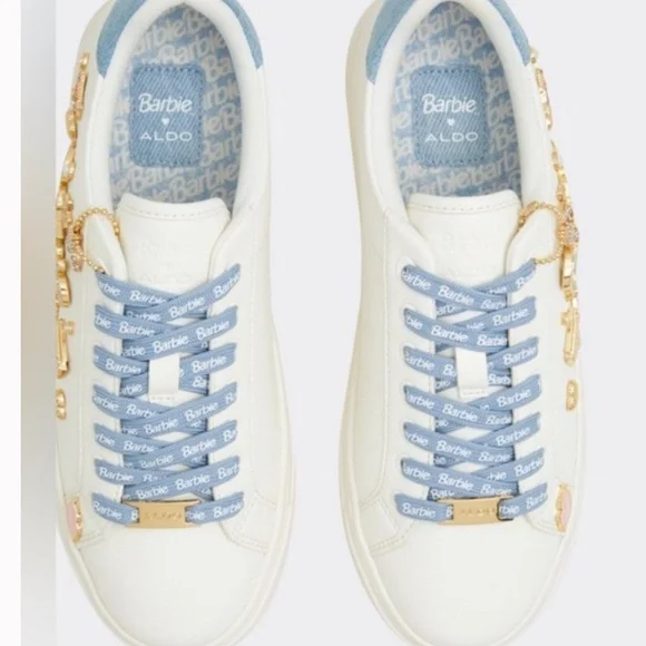 ALDO + Barbie™ x ALDO Barbiestep Charm Platform Sneakers size 6 new in Box - Picture 8 of 10